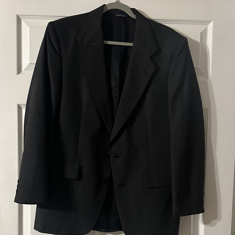 Heisman trophy collection Classic charcoal  Men's Blazer by Kuppenheimer